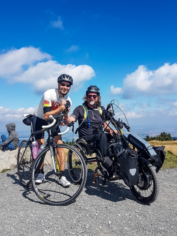 Daniel und ich auf dem Brocken