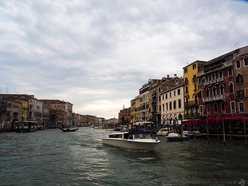 Canale Grande vom Schiff aus. 