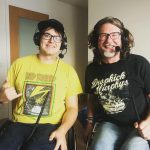 David und Björn beim Podcasten