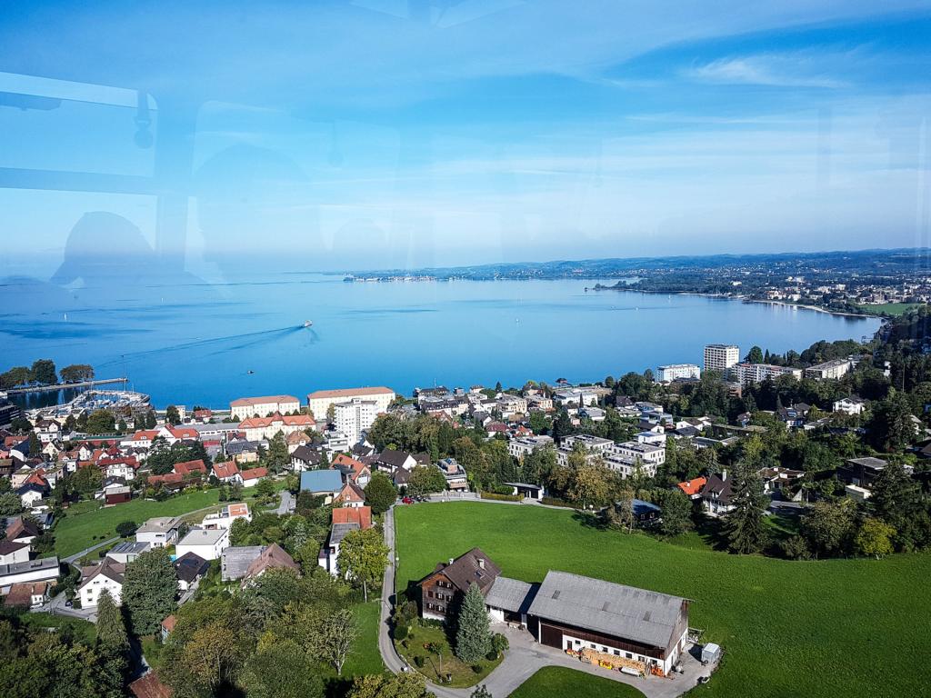 Bodensee aus der Seilbahn